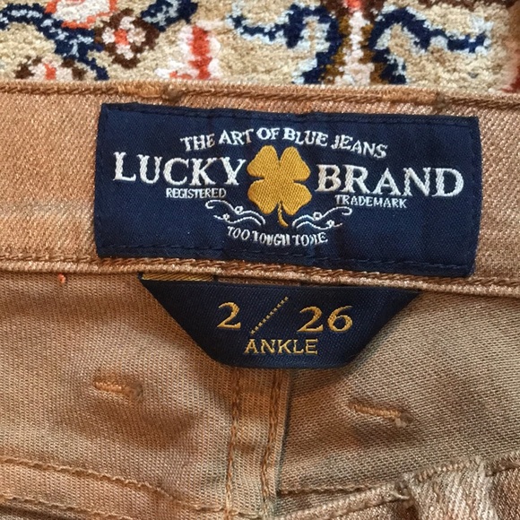 Host Pick 🎉 Fabulous gold denim Sofia 2/26 skinny Jean. - Picture 7 of 14